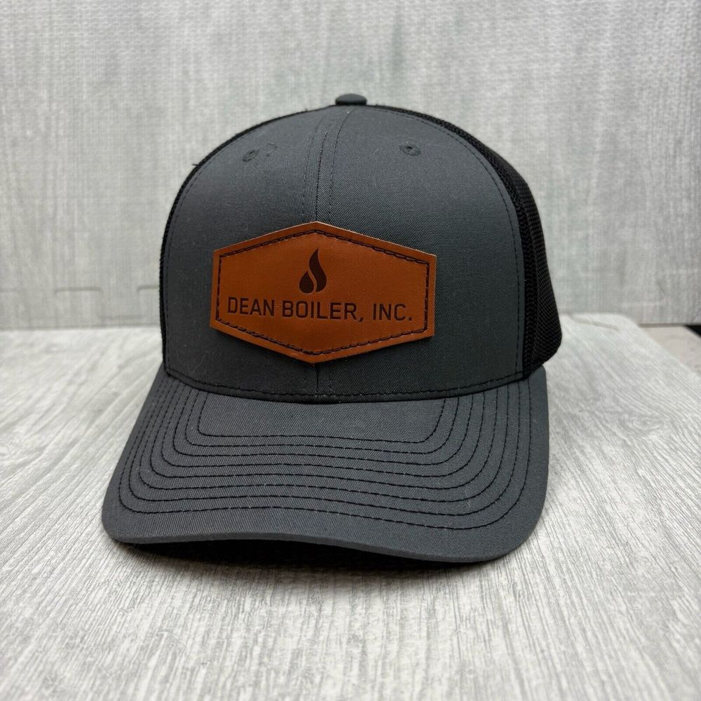 Vintage y2K Dean Boiler Trucker Hat Cap Snapback Gray Patch Logo Boiler‎ Room